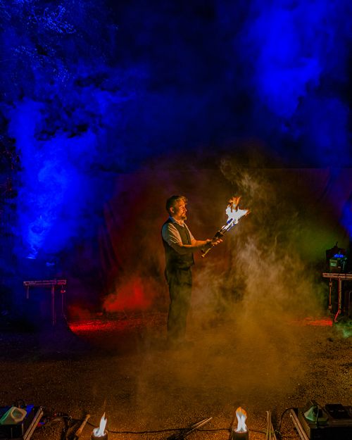 Feuershow Classic Fire mit Fackeljonglage